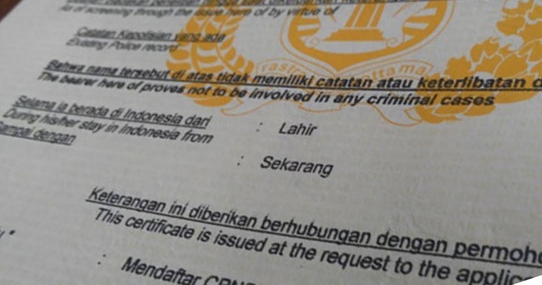 Syarat SKCK