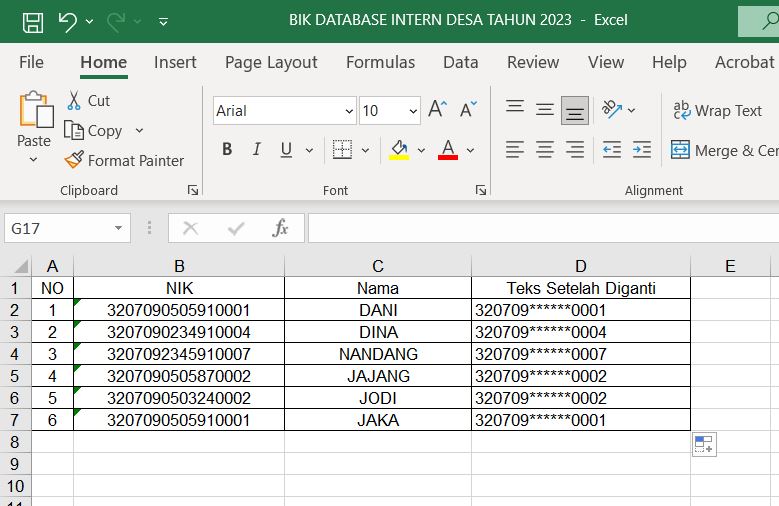 2 Cara Mengganti Teks di MS Excel Dengan Cepat