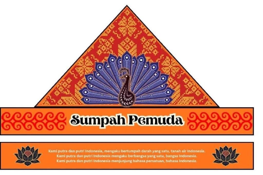 Design Ikat Kepala Anak SD Tema Hari Sumpah Pemuda